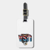 Patriot-Bagagelabel Bagagelabel (Voorkant verticaal)