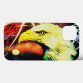 Patriot Bald Eagle Fireworks iPad Air Case (Achterkant (horizontaal))