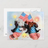 Patriot Beer Vieren De Vierde van Juli Briefkaart (Voorkant / Achterkant)
