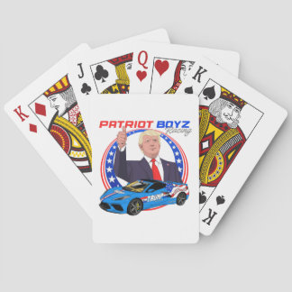 Patriot Boyz Racing en Trump Corvette Pokerkaarten