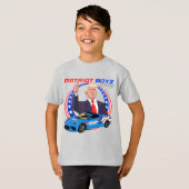 Patriot Boyz Racing met Trump Corvette kinder t-sh T-shirt (Voorkant volledig)