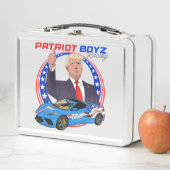Patriot Boyz Racing & Trump Corvette lunchbox (In situ)