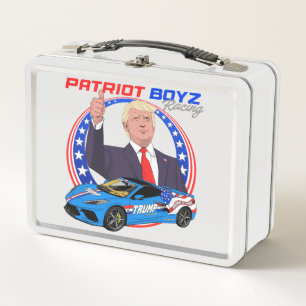 Patriot Boyz Racing & Trump Corvette lunchbox