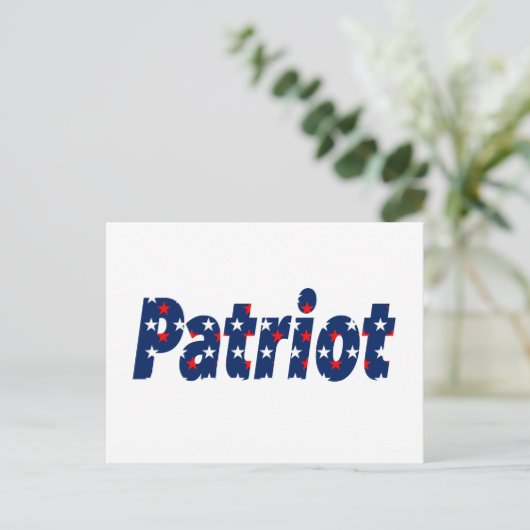 Patriot Briefkaart (Staand voorkant)