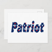 Patriot Briefkaart (Voorkant / Achterkant)