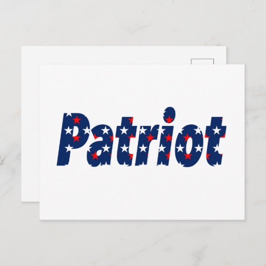 Patriot Briefkaart (Voorkant / Achterkant)