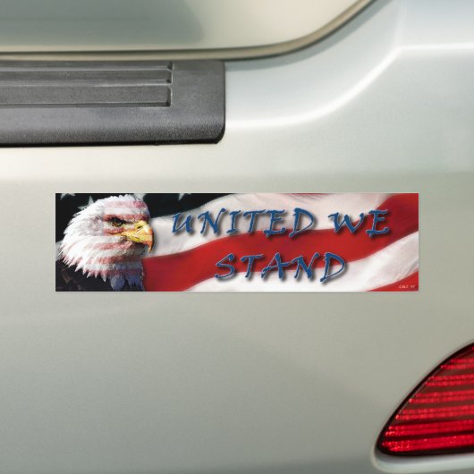 Patriot Bumper Bumpersticker (Op auto)