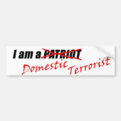 patriot bumpersticker (Voorkant)