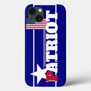 Patriot bumpersticker Car magneet Case-Mate iPhone Case