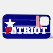 Patriot bumpersticker Car magneet Case-Mate iPhone Case (Achterkant (horizontaal))