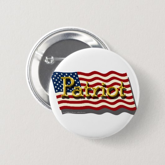 Patriot Button (Gold) (Voorkant /achterkant)
