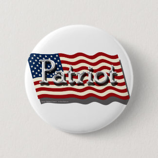 Patriot Button (zilver)