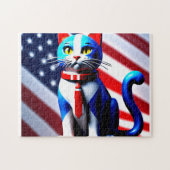 Patriot Cat Puzzel (Horizontaal)