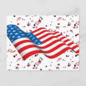 Patriot Confetti Feestdagenkaart (Voorkant)
