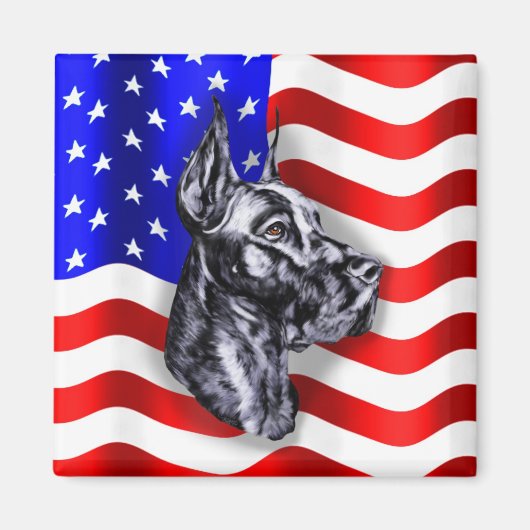 Patriot Dane Black Magnet (Voorkant)