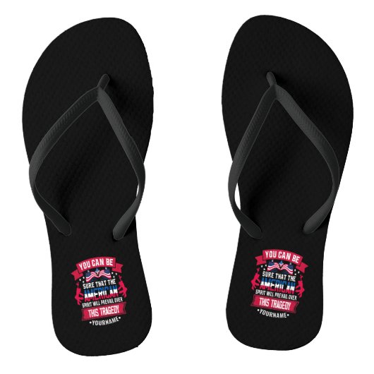 Patriot Day 9 11 American Spirit Teenslippers (Voetbed)
