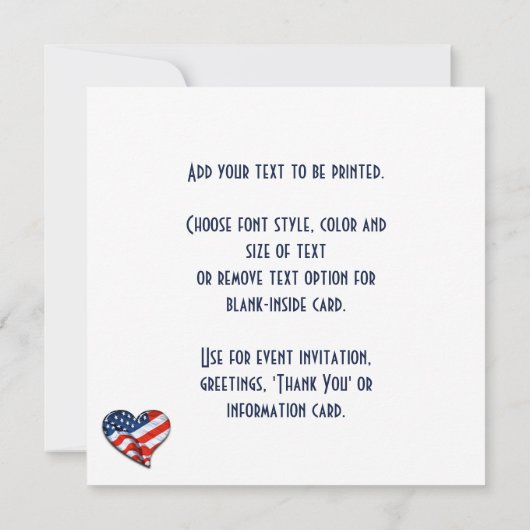 Patriot Day / Dag van Herdenking Kaart (Achterkant)