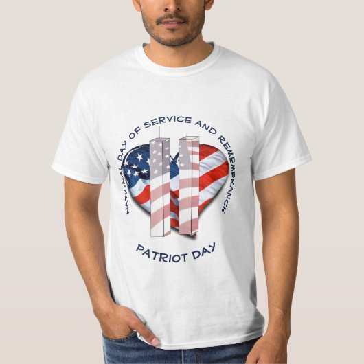 Patriot Day / Dag van Herdenking T-shirt (Voorkant)