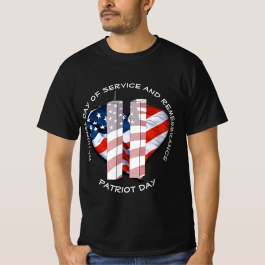 Patriot Day / Dag van Herdenking T-shirt (Voorkant)