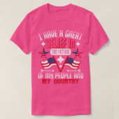 Patriot Day Ik heb een grote geloof T-shirt (Design voorkant)