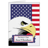 Patriot Day met Eagle en American Flag (Voorkant)