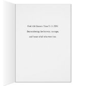 Patriot Day met Eagle en American Flag (Binnen (Rechts))