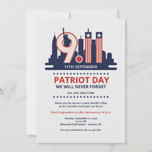 Patriot Day uitnodiging