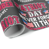 Patriot Day Vergeet nooit 9 11 Cadeaupapier (Rol Hoek)