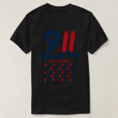 Patriot Day Vergeet nooit T-shirt (Design voorkant)