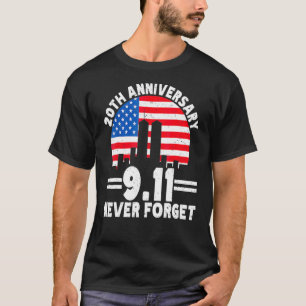 Patriot Day We zullen nooit 09112001 vergeten T-shirt