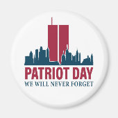 Patriot Day, we zullen nooit vergeten Magneet (Voorkant)