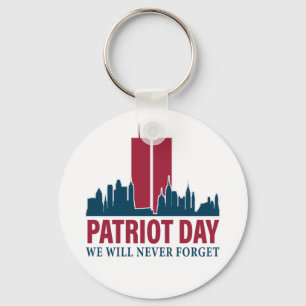 Patriot Day, we zullen nooit vergeten Sleutelhanger