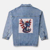 Patriot Draak Denim Jacket (Achterkant)