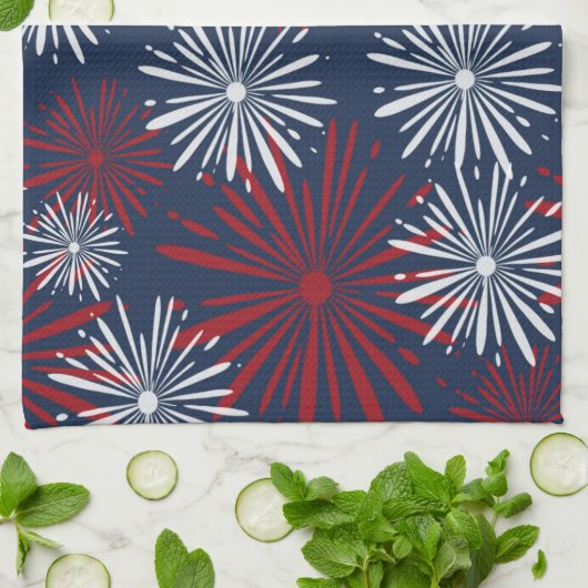 Patriot Fireworks Theedoek (Gevouwen)