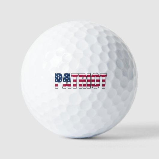 Patriot Flag Golfballen (Voorkant)
