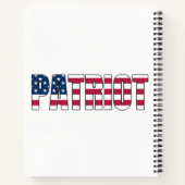 Patriot Flag Notitieboek (Achterkant)