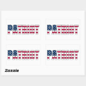 Patriot Flag Sticker (Vel)