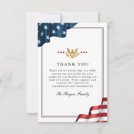 Patriot Flat Bedankkaartje Bedankkaart