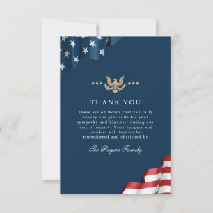 Patriot Flat Bedankkaartje Bedankkaart