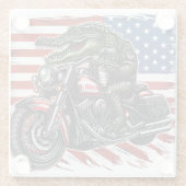 Patriot Gator Glazen Onderzetter (Achterkant)