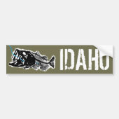 PATRIOT - GESWALLOWDE IDAHO - ÉÉN BAD BASIS BUMPERSTICKER (Voorkant)