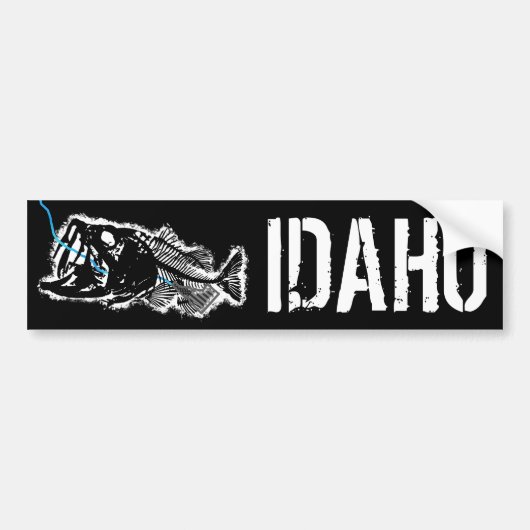 PATRIOT - GESWALLOWDE IDAHO - ÉÉN BAD BASIS BUMPERSTICKER (Voorkant)