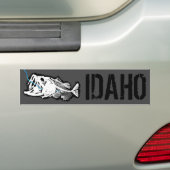 PATRIOT - GESWALLOWDE IDAHO - ÉÉN BAD BASIS BUMPERSTICKER (Op auto)