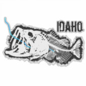 PATRIOT - GESWALLOWDE IDAHO - ÉÉN BAD BASIS STICKER (Voorkant)