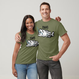 PATRIOT - GESWALLOWDE IDAHO - ÉÉN BAD BASIS T-SHIRT