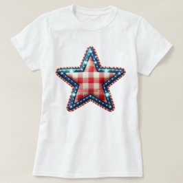 Patriot Gingham Art T-shirt