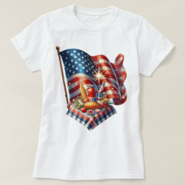 Patriot Gingham Art T-shirt