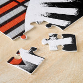 Patriot Heart American Flag Legpuzzel (Zijkant)