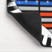 Patriot Heart American Flag Muismat (Hoek)