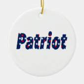 Patriot Keramisch Ornament (Voorkant)
